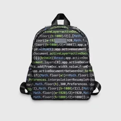 Детский рюкзак 3D Javascript программист