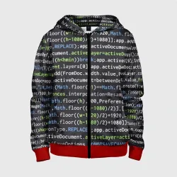 Детская толстовка 3D на молнии Javascript программист