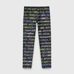 Детские леггинсы 3D Javascript программист