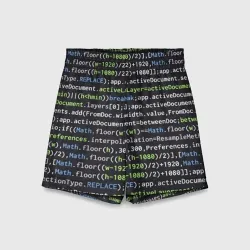 Детские спортивные шорты 3D Javascript программист