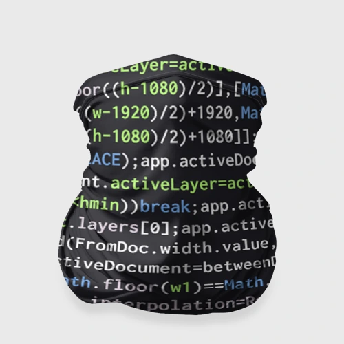 Бандана-труба 3D Javascript программист