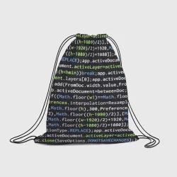 Рюкзак-мешок 3D Javascript программист