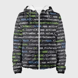 Женская куртка 3D Javascript программист