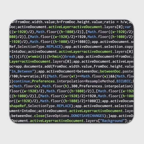 Прямоугольный коврик для мышки Javascript программист