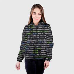 Женская куртка 3D Javascript программист - фото 2