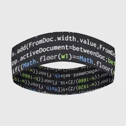 Повязка на голову 3D Javascript программист
