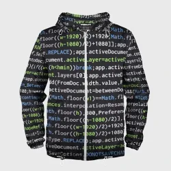 Мужская ветровка 3D Javascript программист