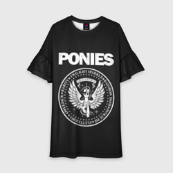 Детское платье 3D Pony x Ramones