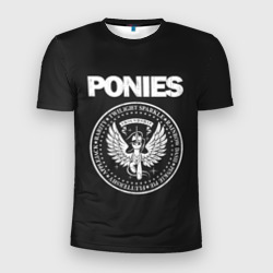 Мужская футболка 3D Slim Pony x Ramones