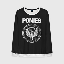 Мужской свитшот 3D Pony x Ramones