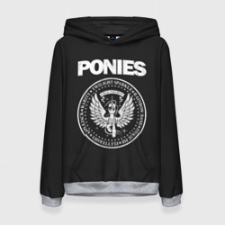 Женская толстовка 3D Pony x Ramones