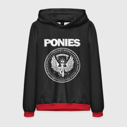 Мужская толстовка 3D Pony x Ramones