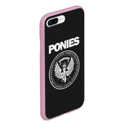 Чехол для iPhone 7Plus/8 Plus матовый Pony x Ramones - фото 2