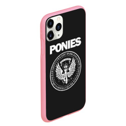 Чехол для iPhone 11 Pro Max матовый Pony x Ramones - фото 2