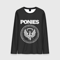 Мужской лонгслив 3D Pony x Ramones