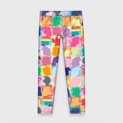 Детские леггинсы 3D Команда пони