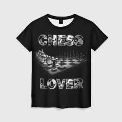 Женская футболка 3D Chess Lover Любитель шахмат