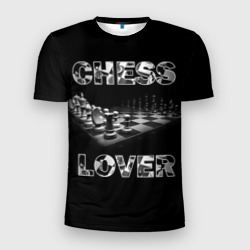 Мужская футболка 3D Slim Chess Lover Любитель шахмат