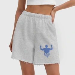 Женские шорты oversize футер хлопок Месси - Чемпион - фото 2