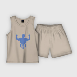 Детская пижама с шортами хлопок Месси - Чемпион