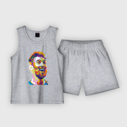 Детская пижама с шортами хлопок Messi Smile