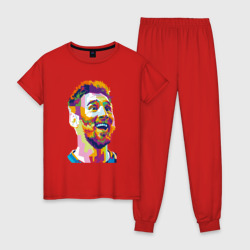 Женская пижама хлопок Messi Smile