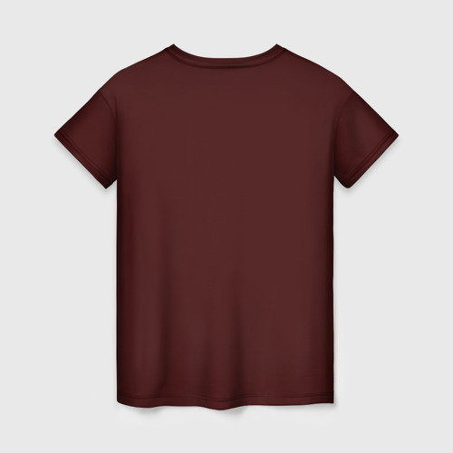 Женская футболка 3D с принтом Lewandowski | Левандовски | 9, вид сзади #1