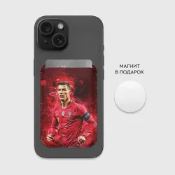 Картхолдер Magsafe магнитный Криштиану Роналду: Португалия - фото 2