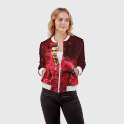 Женский бомбер 3D Криштиану Роналду: Португалия - фото 2