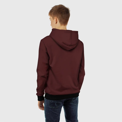 Детская толстовка 3D с принтом Криштиану Роналду: Португалия, вид сзади #2