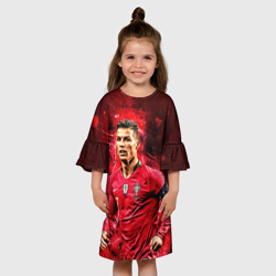 Детское платье 3D Криштиану Роналду: Португалия - фото 2