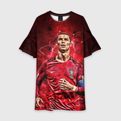 Детское платье 3D Cristiano Ronaldo Portugal