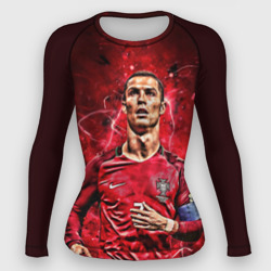 Женский рашгард 3D Cristiano Ronaldo Portugal