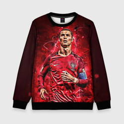 Детский свитшот 3D Cristiano Ronaldo Portugal