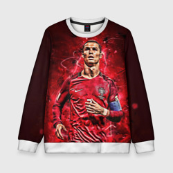 Детский свитшот 3D Cristiano Ronaldo Portugal