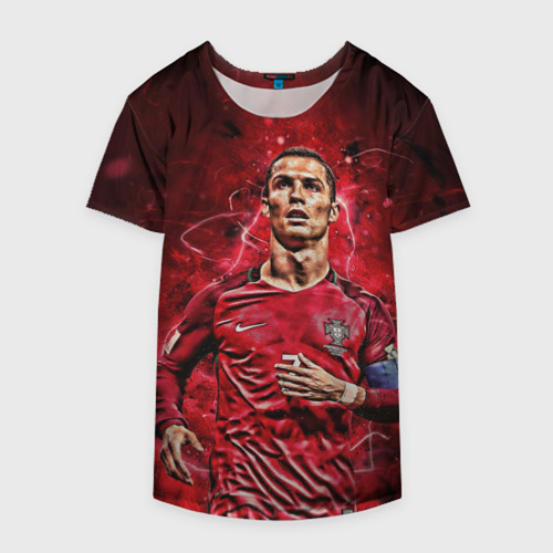 Накидка на куртку 3D Cristiano Ronaldo Portugal, цвет 3D печать - фото 4