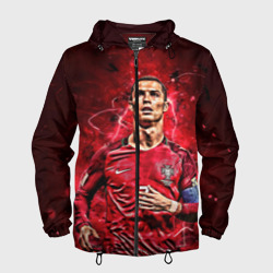 Мужская ветровка 3D Cristiano Ronaldo Portugal