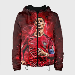 Женская куртка 3D Cristiano Ronaldo Portugal