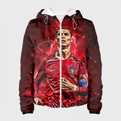 Женская куртка 3D Cristiano Ronaldo Portugal