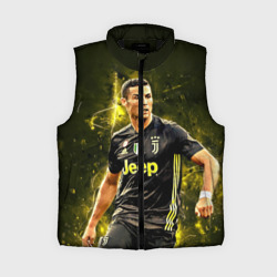 Женский жилет утепленный 3D Cristiano Ronaldo Juventus