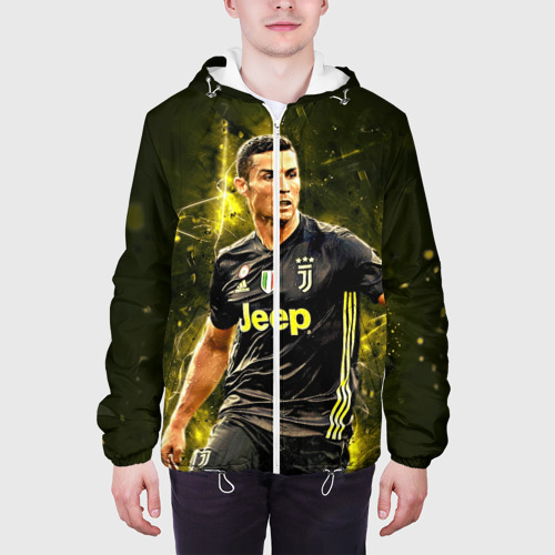 Мужская куртка 3D Cristiano Ronaldo Juventus, цвет 3D печать - фото 4