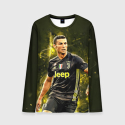 Мужской лонгслив 3D Cristiano Ronaldo Juventus