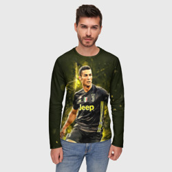 Мужской лонгслив 3D Cristiano Ronaldo Juventus - фото 2