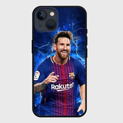 Чехол для iPhone 14 Лионель Месси Барселона 10