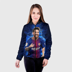 Женская куртка 3D Лионель Месси Барселона 10 - фото 2
