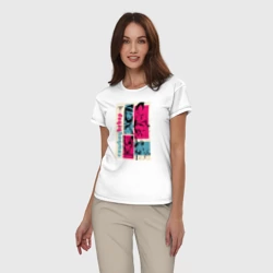 Женская пижама с белой футболкой хлопок Cowboy Bebop - фото 2