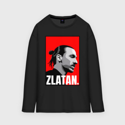 Мужской лонгслив oversize хлопок Златан Ибрагимович Zlatan