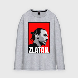 Мужской лонгслив oversize хлопок Златан Ибрагимович Zlatan