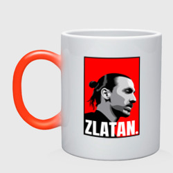 Кружка хамелеон Златан Ибрагимович Zlatan