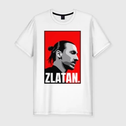 Мужская футболка хлопок Slim Златан Ибрагимович Zlatan